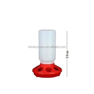 1 Quart Manual Poultry Feeder for Chickens Birds Pigeons Quails-New Condition