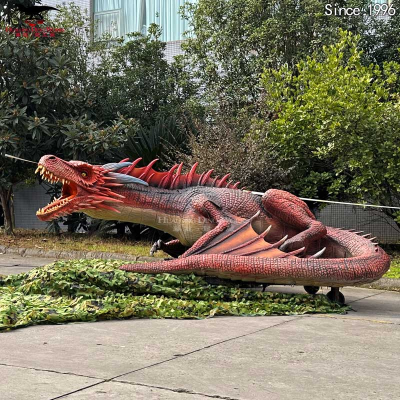 High Standard Night Castle Dragon Realistic Animatronic Dragon Model