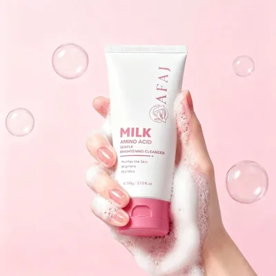 Milk Amino Acid Face Cleanser Low pH Gentle Brightening Face Wash for Brightening Cleansing and Anti Acne
