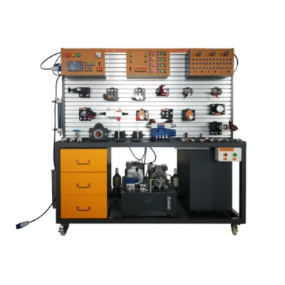 ELECTRO-HYDRAULIC CONTROL SYSTEM SIMULATED TEACHING EQUIPMENT Training Apparatus Didactic Trainer Experiment Study Plc Bench