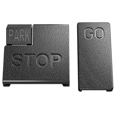 Golf Cart Accelerator &Brake Pedal Pad Kit Fit Club Car Precedent 2004-2009 Gas and Electric Model 102559101 102559001 102559001