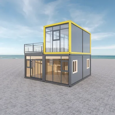 DXH Customized Eco-Friendly Waterproof Prefabricated Modular Container House for Hotel Villa Bedroom & School Use