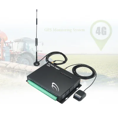 4G GPS Data Logger with Antenna and SIM Card Slot for Truck Monitoring System Panel Mount