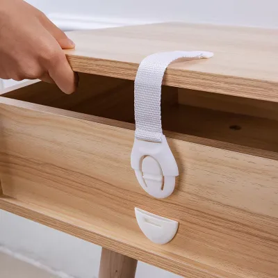 Hot Selling Long Belt Child Safety Locks Infant Baby Lock Furniture Baby Safety Lock for Cabinet Cupboard Refrigerator