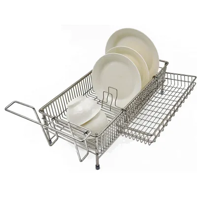 Japanese Style High Quality 304 Stainless Steel Non-Folding Single Tier Multifunction Chopstick Drain Rack Storage Holder
