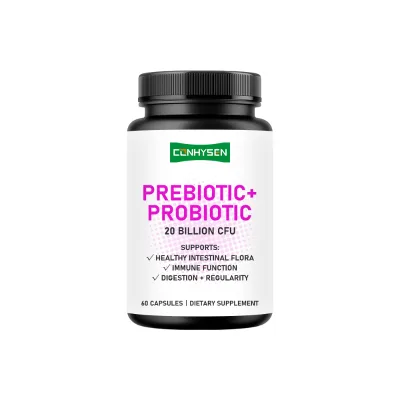 High Quality Prebiotic Probiotic Capsules with Xylooligosaccharide Supplement Helps Nourish Replenish Healthy Gut Flora Capsules