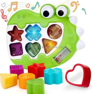 Light up Musical Shape Sorter Toys Montessori Learning Toys for Kids Educational Sorting & Matching Toy for Toddlers