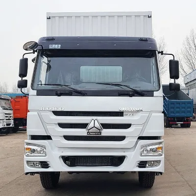 Camion Cargaison Fourgon Sinotruck Howo 6x4 Occasion Prix 20 30 Tonnes Shacman Van Box Cargo Truck 6*4