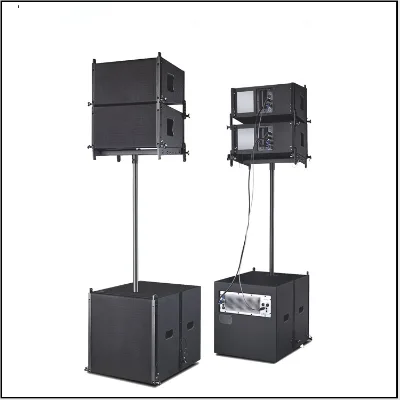 Outdoor Active 3 Way Full Rang Professional Audio Speaker Sound System with Powered 18 Inch DSP Amplifier Module Subwoofer