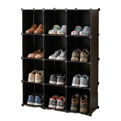 PP Storage Rack Modern Design Eco-Friendly Durable Color Adjustable Detachable Freely Combinable for Bathroom Living Room
