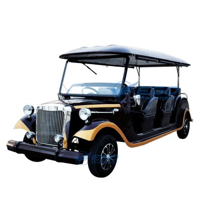 New Design Brand Upgrades Pure Hand-made Vintage New Cars Low Prices 72v Hotel Resort Using Electric Vintage Car