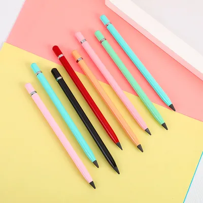 Endless Gift Black Technology Inkless Pencil Engraved Logo Old Immortal Metal Pen Animal Body Type