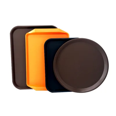 Dontalen Good Quality Eco-Friendly Commercial Grade Restaurant Rectangle Non Slip Acrylic Cushion Anti-Closing-Scratch Food