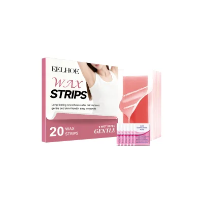 EELHOE Beauty Salon Hair Removal Wax Strip Paper-Gently Cleansing for Armpit Hand & Leg Hair-Moisturizing & Comfortable