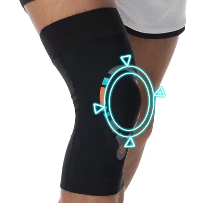 HWN-0287#Anti-Slip Outdoor Sports Basketball Long Knee Leg Sleeve Elastic Compression Knee Support Brace for Running