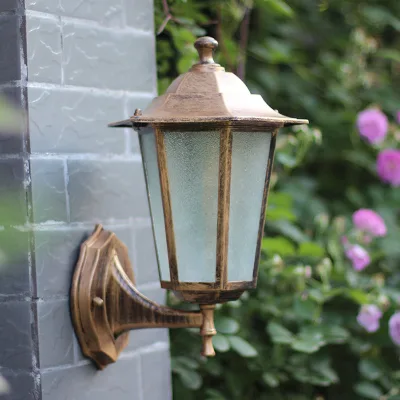European-style Wall Lamp American-style Staircase Outdoor Lamp Aisle Balcony Courtyard Waterproof Outdoor Retro Wall Lamp Living