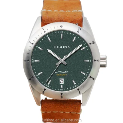Custom Luxury Indexes Stainless Steel Mechanical Oem Watches with Miyota Automatic Movement