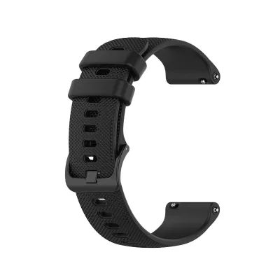 Venu2S Smart Watch Bands Plaid Flat Head Universal 16/18/20/22mm Silicone Strap for Garmin