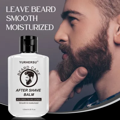Private Label Men's After Shave Recovery Balm Soothing Post-Shave Balm Aloe Green Tea Instant Hydration Men's After Shave Balm