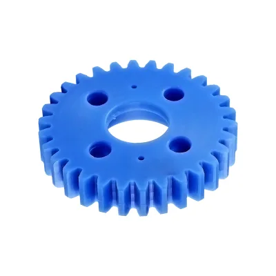 Factory CNC-Machined High Quality Plastic Gear POM Nylon Medical Instrument Plastic Straight Gears