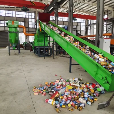 Large Aluminum Can Crusher Crushing Aluminum Cans Aluminum Engine Shredder for Sale