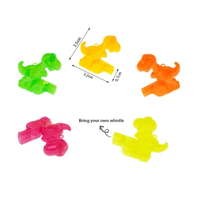 Mini Dinosaur Whistle Plastic Whistle Promotional Toys for Kids