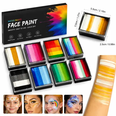 Face Body Paint Oil Palette Professional Flash Tattoo Halloween Party Artist Costume Festival Stage Cosplay Makeup Painting Kit