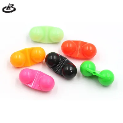 OEM Double Color Carp Fishing Rattle Bead Cat Fish Rig Bait Accessories Rattle Fishing Beads
