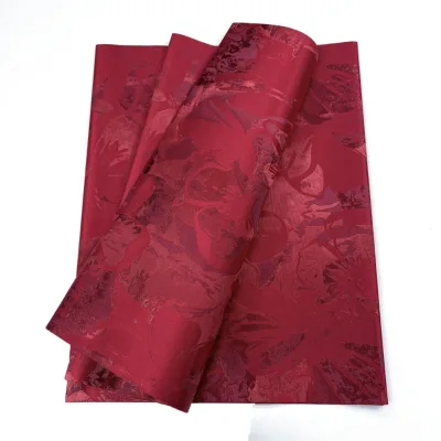 Eco-Friendly Lightweight Embroidery Organza Jacquard Brocade Foldable Wedding Festival Headscarf African Sego Headtie Lining