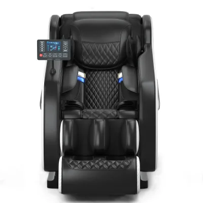 2024 4D Massage Rocking Chair Whole Body Air Pressure Massage Luxury Royal Electric LED Track Lamp Money Box Vending Payment