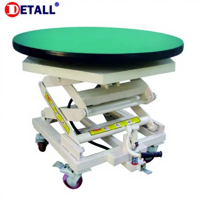 Detall Work Platform Rotating Work Table Display Stand Platform Lift Tables
