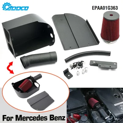 ADDCO Performance Cold Air Intake System for Mercedes Benz M274 Engine W205 W212 W213 GLC C180 C200 C300 E200 E300 EPAA01G363