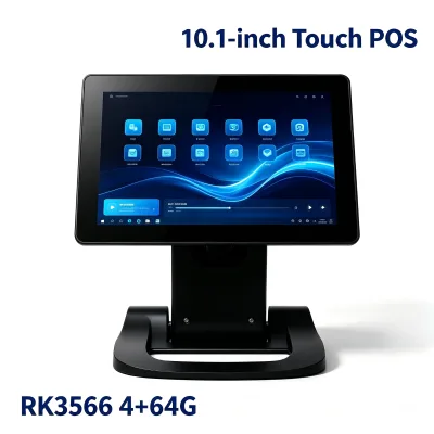 Mini 10.1" Touch Cash Register RK3566 4GB Memory 64GB Storage Android 13 All in One POS Machine for Small Business Checkout