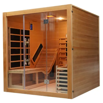 Chinese Factories Traditionally Combine Far Infrared and Steam Sauna Room