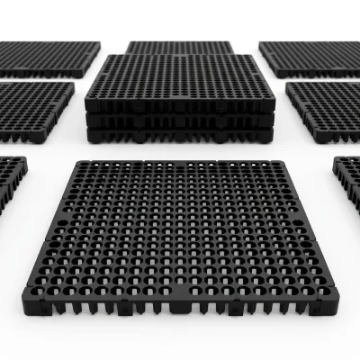 Nuolian HDPE 30cm Honeycomb Artificial Grass PP Paving Drainage Cell Board Roof Garden Landscape Geo Sythetics Drainag Mat