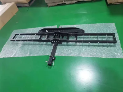 Compact Foldable Motorcycle Transport Rack for Car Rear - Space-Saving Design
