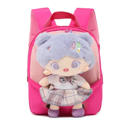 Wholesale Cute 3D Kindergarten Schoolbag Spiderman Backpack Cartoon Kitty Cat First Grade Pupils Schoolbag Boys Girls