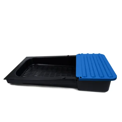 Durable PP Plastic Egg Collecting Tray - Long Lifespan , Easy Maintenance Chicken Egg Collection Tray Blue Customized Color
