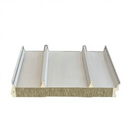 Modern Design Eco-friendly Metal Roof Insulated Sandwich Panels Waterproof PU for Warehouses Building Application Runfeng FRP