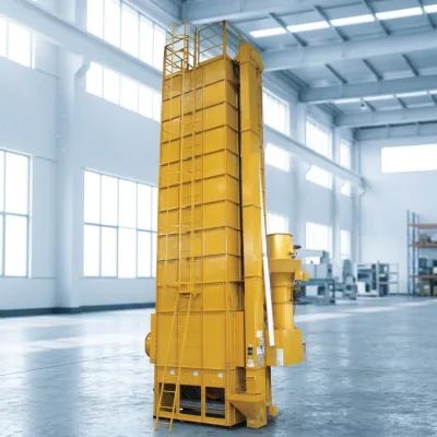 High Efficiency Stainless Steel Corn & Maize Dryer with Motor & Gearbox 10-200T/Day Capacity for Reduce the Grain Moisture