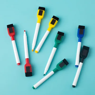 5mm Round Bullet & Chisel Tip Whiteboard Marker Pen Big Capacity Black and Red Ink EN71 Certified