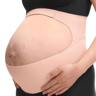 Custom Logo Maternity Belly Support Belt Thin Style Abdominal Wrap Late Pregnancy Adjustable Belly Band Maternity Belt