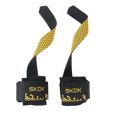 New Arrival Gym Fitness Strength Training Wrist Protector Adjustable Custom Lifting Straps