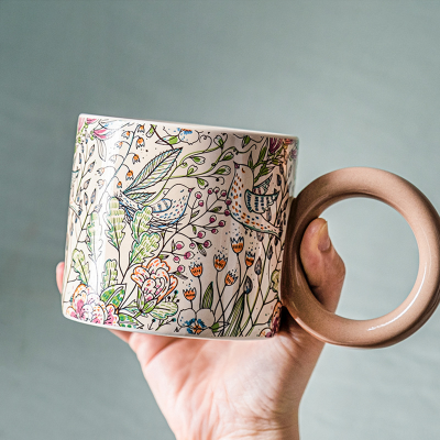 Breakfast Cup Exquisite Ceramic Cup Ceramic Mug Coffee Cup
