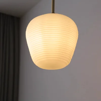 Retro Hanging Lamp Nordic Wabi-sabi Style Bedroom Homestay Decoration Bar Counter Lantern Small Chandelier Lights