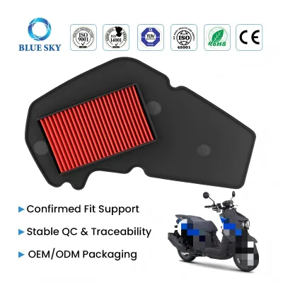 Motorcycle Air Filter Element Replacement for Yama ha BWS 125 Intake Air Cleaner Customized Available