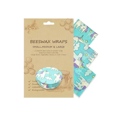 Zero Waste Natural Christmas Sandwich Packaging Beeswax Wraps