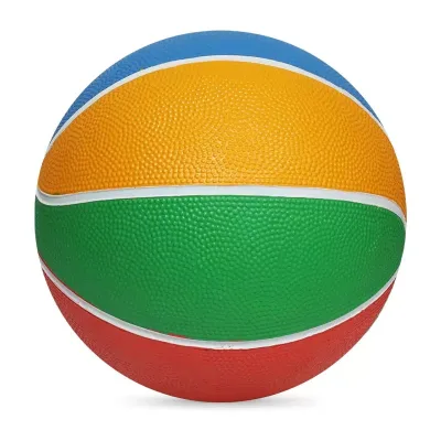 Promotional Kids Rubber Basketball Colorful Custom Logo Size 3 5 for Children Kindergarten Play Sport Game