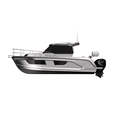 CE Certified Aluminum New Fishing Boat Yacht with High-Powered Petrol Engine for Sale