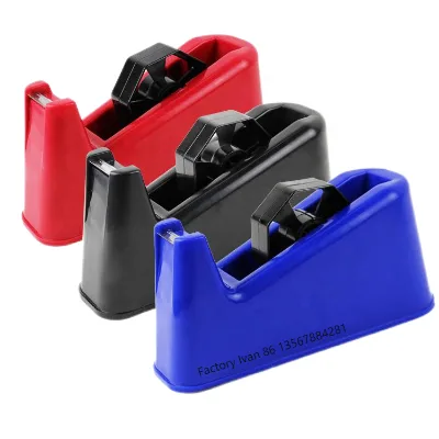 Good Quality Heavy Duty ABS Material Tape Dispenser with Dual Roll Cores for Warehouse and Office Use